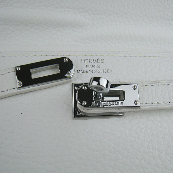 High Quality Hermes Kelly Long Clutch Bag White H009 Replica